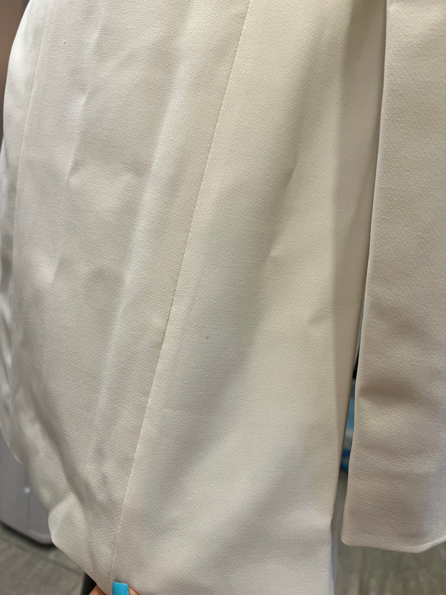 'Isabelle' Cut Out Blazer Dress - Ivory (Size Small) MARKED