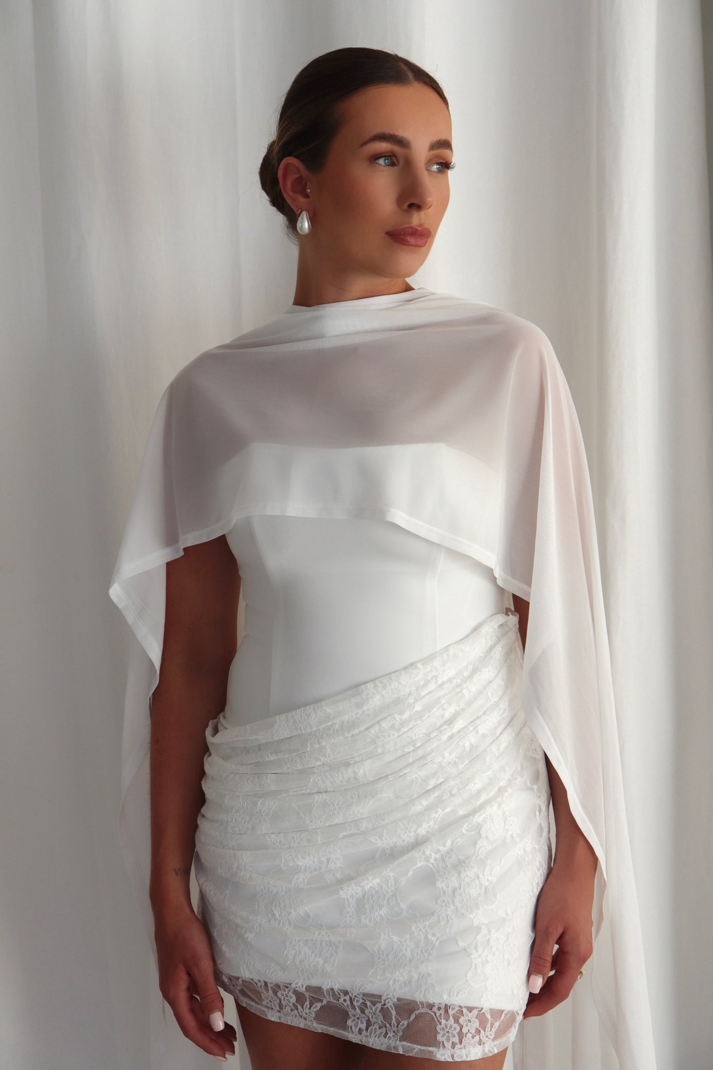 'Harriett' Multiway Strapless Dress - White